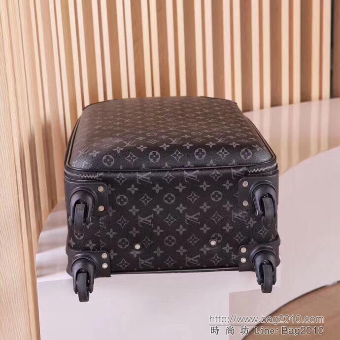 路易威登LV 20寸登機箱 超耐磨損萬向輪 加厚全鋁合金 經典百搭款拉箱  xbt1095